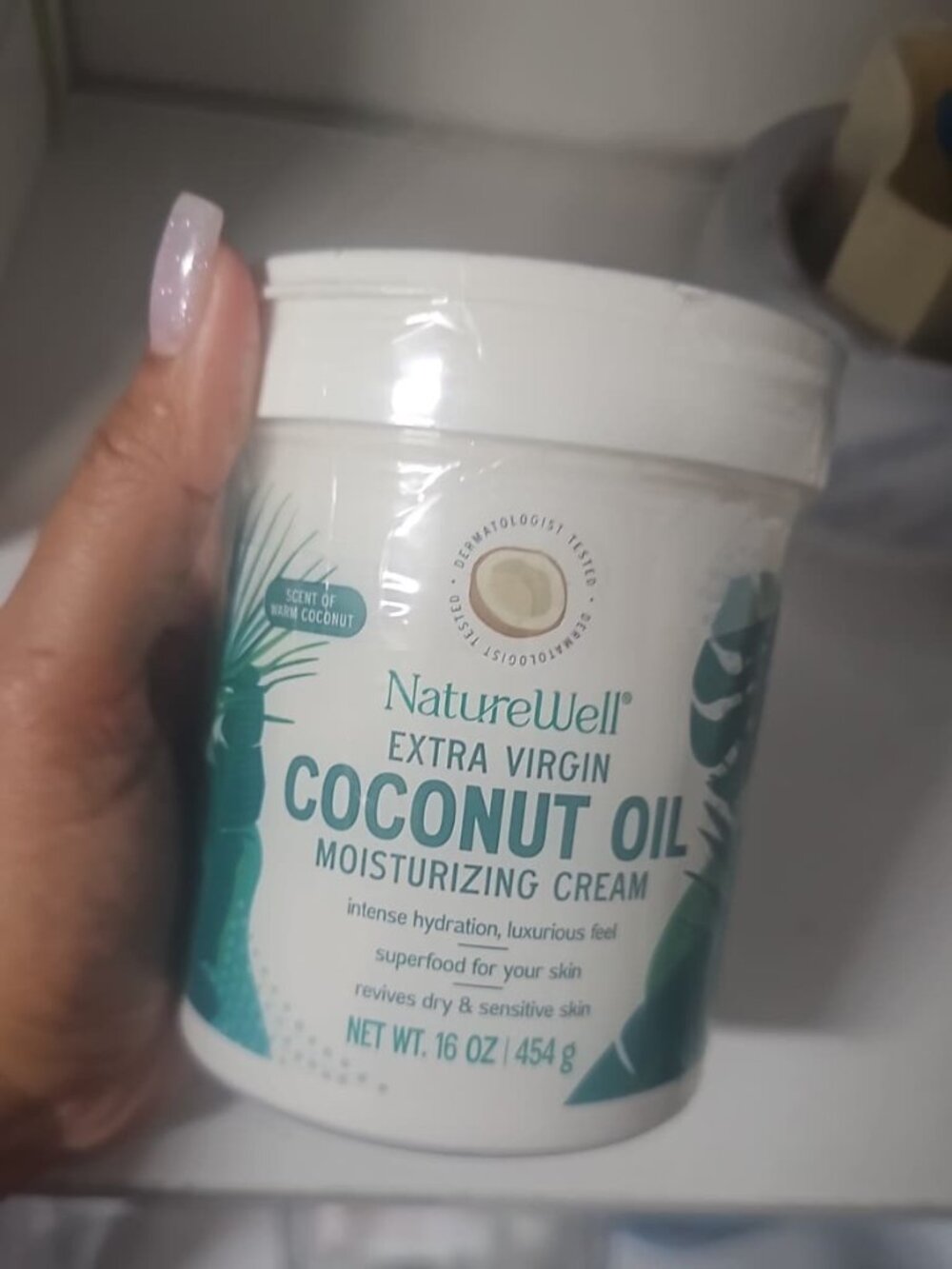 NatureWell Extra Virgin Coconut Oil Moisturizing Cream